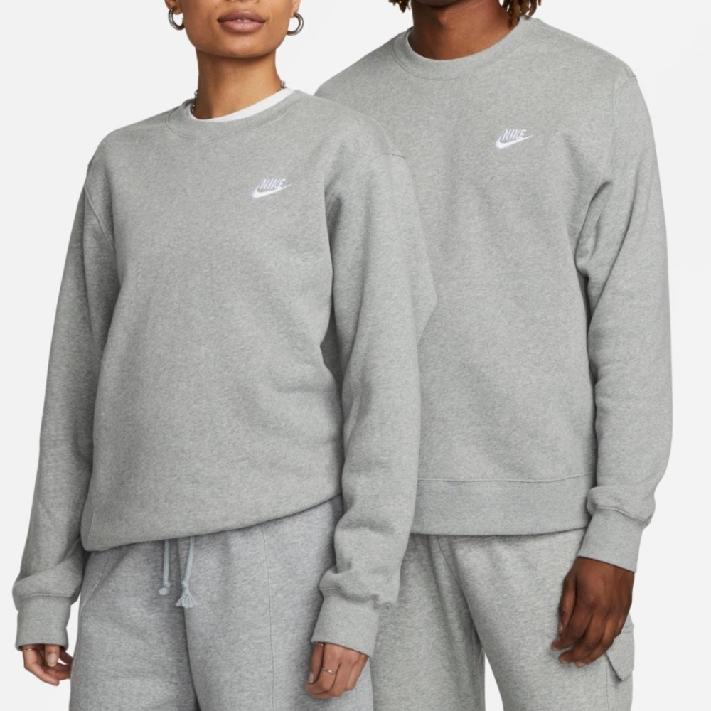 Nike Heather Gray Crewneck Sweater size XLarge